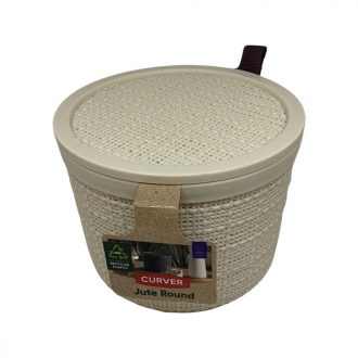 Kerek tároló doboz fedéllel