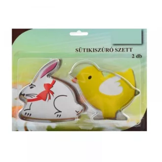 Nyuszi, csibe süti kiszúró szett