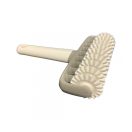 Tésztavágó eperlevélhez, műanyag - nagy