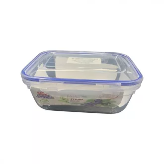 Szögletes tároló doboz 1400 ml