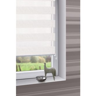 1. Sávroletta - GARDINIA (Doppelroló) - FEHÉR színben