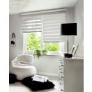 1. Sávroletta - GARDINIA (Doppelroló) - FEHÉR színben