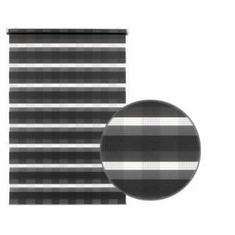 1. Sávroletta - GARDINIA (Doppelroló) - Fekete színben