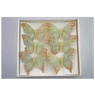 Lepke tollból barna-türkiz