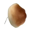 Gomba, barna 6x5 cm