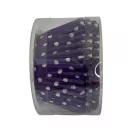 Muffinpapír lila-fehér pöttyös 4,5x7 cm