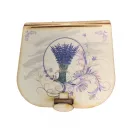 Fa díszdoboz - mini - levendula csokor