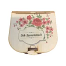 Fa díszdoboz - mini - Sok szeretettel, rózsás