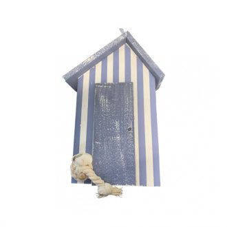 Dekoráció fa tengerparti kisház 28 cm Marine