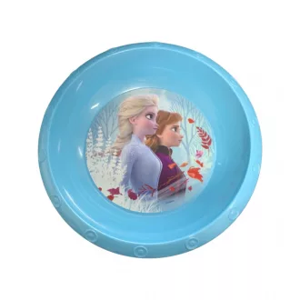 Gyerek mélytányér - Jégvarázs világos kék