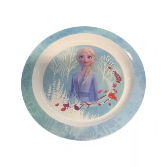 Gyerek lapos tányér - Jégvarázs kék-fehér