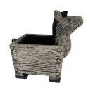 Zebra kaspó 17x11x17 cm