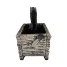 Zebra kaspó 17x11x17 cm