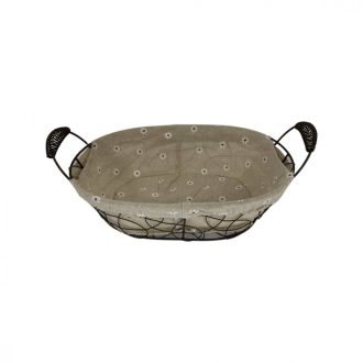 Kenyeres kosár fém füles