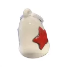 Karácsonyi csengő - Fehér, csillagos