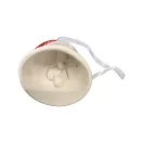 Karácsonyi csengő - Fehér, csillagos