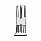 Kávékapszula tartó állvány - fekete, fém