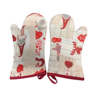Edényfogó kesztyű - karácsonyi