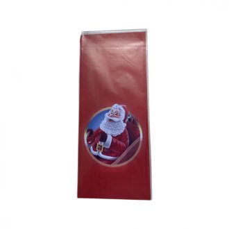 Mikulás tasak 15x35 cm