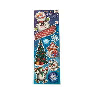 Karácsonyi ablak matrica