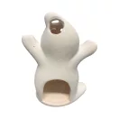 Halloween szellem mécsestartó - fehér 1-es