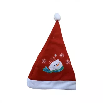 Mikulás sapka - hóemberes