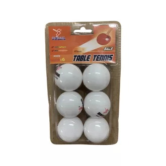 PINGPONG Labda szett, 6 db-os, fehér
