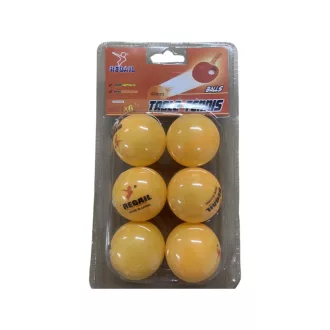 PINGPONG Labda szett, 6 db-os, narancssárga