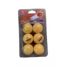 PINGPONG Labda szett, 6 db-os, narancssárga