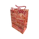 Dísztasak - LOVE felirattal 18x23x10 cm