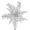Dekoratív karácsonyi virág 27 Ezüst 29 cm