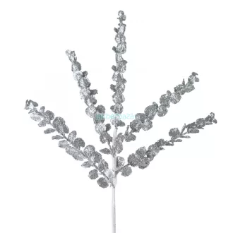 25 karácsonyi gally Ezüst 68 cm