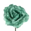Csillogó karácsonyi Rózsa Türkiz 12 cm