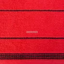 Mira csíkos törölköző Piros 50x90 cm