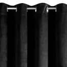 Pierre bársony sötétítő függöny Fekete 140x250 cm