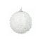 Csillogó karácsonyfa gömb Fehér 8 cm