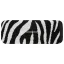 Zebra mintás jacquard törölköző Fehér/fekete 70x140 cm
