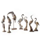 Kali tukán figura Ezüst/arany 23x12x41 cm