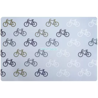 Bike mintás alátét Kék 30x44 cm