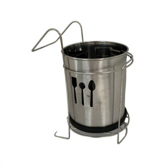 Evőeszköz tartó akasztóval, rozsdamentes