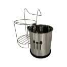 Evőeszköz tartó akasztóval, rozsdamentes