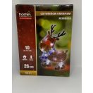 Rénszarvas világító ablakdísz