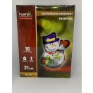 Hóember alakú világító ablakdísz