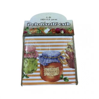 Polcdíszítő csík - barack