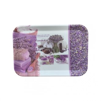Tálca - levendulás 34x23,5x2 cm