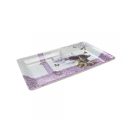 Tálca - levendulás - kastéllyal 31x19,5x2,5 cm