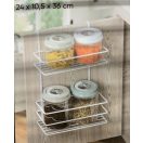 Ajtóra akasztható polc - 2 polcos