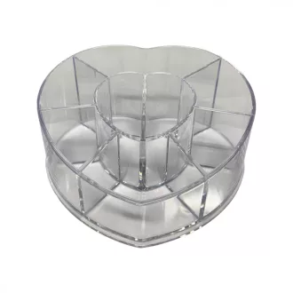 Kozmetikai rendszerező szív alakú