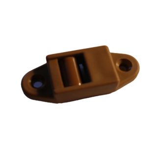   Redőny gurtni bevezető (mini műanyag, kefés)- mogyoró (aranytölgy)