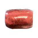 Kötöző-díszítő szalag - piros metál